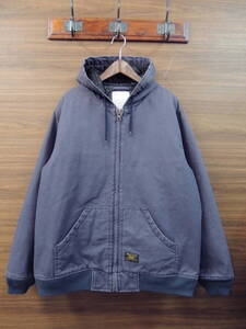 ◆名作 美品 17AW ダブルタップス WTAPS ARMSTRONG JACKET COTTON DACK L ダックパーカー アクティブ ジャケット フェード ネイビー ナス紺