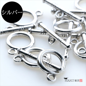 マンテル リング 10個セット 12mm シルバー 銀 アクセサリーパーツ 10ペア ブレスレット ネックレス 留め具 留め金具 パーツ HARU雑貨wg