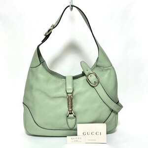 GUCCI グッチ ジャッキー ワンショルダー バッグ レザー HB04077