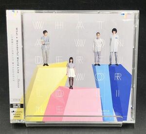 K.. ファナ　fhana What a wonderful w World Line [動作未確認] 帯付 CD + Blu-ray 初回限定盤　ブルーレイ