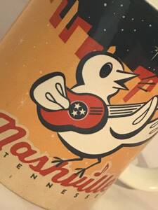 ナッシュビル Nashville マグカップ mugs テネシー ロック ガレージ グランピングカントリー country music cafe カフェ coffee 焚火 音楽