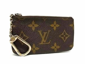 1円 ■美品■ LOUIS VUITTON ルイヴィトン M62650 モノグラム ポシェット クレ コインパース コインケース 小銭入れ ブラウン系 BI4404