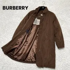 【美品】BURBERRY 中綿ロングコート 総柄 フード付き ノバチェック 7