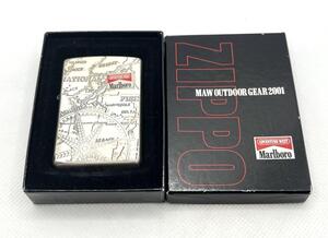 ZIPPO 懸賞品 限定 マルボロ ADVENTURE WEST 地図 ライター