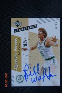 Bill Walton 2006-07 Chronology Signature Decades 80s #44/80