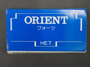 オリエント ORIENT オールド クォーツ 腕時計用 取扱説明書 Cal: HE7