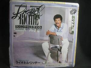 LIONEL RICHIE / RUNNING WITH THE NIGHT ◆EP1847NO◆7インチ