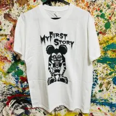 アバンギャルド ミッキー リプリント Tシャツ 半袖 メンズ 新品 個性的 白