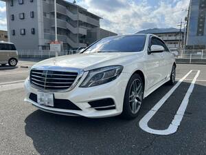 最終出品！メルセデス ベンツ Sクラス S550ロング AMGスポーツPKG W222 不具合無し! 車検付き! パノラマルーフ、黒革シート、ガレージ保管