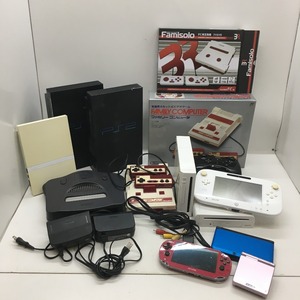 06w0084★1円~ ゲーム機 まとめ売り PS2 Wii WiiU ファミコン 3DS 他 ゲームハード 中古品