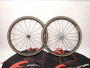 FULCRUM フルクラム 前後ホイールセット RACING ZERO NITE ペア クリンチャー Campagnolo 11s スプロケット/ホイールバッグ付 □ 6F343-2