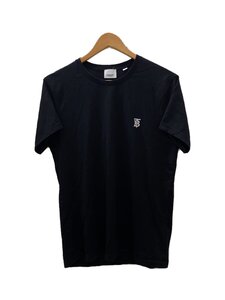 BURBERRY◆MONOGRAM MOTIF COTTON T-SHIRT/Tシャツ/XS/コットン/BLK/8014020