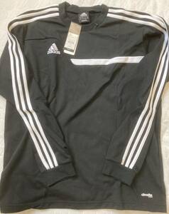 サイズ大 新品 タグ付 adidas アディダス 3ストライプ 長袖 Tシャツ ロンT XO(JASPO) 黒／白 品番 Z54234 BU687 BLACK/WHITE 定番カラー