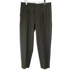 kolor カラー 18AW サイドライン1タックウールパンツ カーキ 3 メンズ ITATCHSHZS94