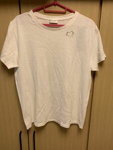 正規未使用 19SS Saint Laurent Paris サンローランパリ SL ロゴ ハート クルーネック Tシャツ 白 L 548877 YBEG2