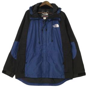 THE NORTH FACE ノースフェイス SUMMIT SERIES GORE-TEX マウンテンパーカー アウトドア ブルー (メンズ L) 中古 古着 A1838