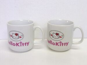 マグカップ ハローキティ ダイハツ ミラ モデルノ 粗品 ノベルティ Daihatsu Mira Moderno Hello Kitty KT Mug Cup 1997