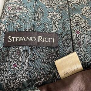 STEFANO RICCI【ステファノリッチ】 緑涙ネクタイ