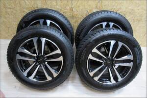 ★★6305★★ブリヂストン・235/60R18・DM-V3冬・タイヤ・MODULO 18×7.5J・ET45・穴5・PCD114.3・ホンダ純正アルミ4本★★CR－V