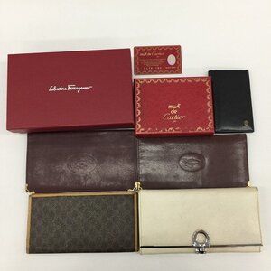 Cartier　CELINE　Salvatore Ferragamo　長財布　カードケース　おまとめ【CKAV8018】