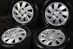 ★新品同様 155/65R13 ダイハツ純正アルミ 国産YOKOHAMA 2021年製 スタッドレス MAXネイキッドミラジーノムーヴハイゼットアトレー等