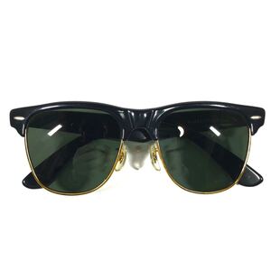 【レイバン】本物 Ray-Ban サングラス WAYFARER MAX ウェイファーラーマックス B&L ボシュロム 黒×カーキグレー メンズ レディース USA製