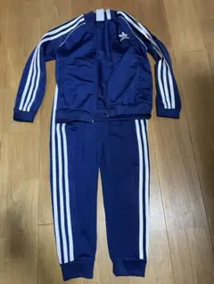 adidas ジャージセット 130サイズ ネイビー