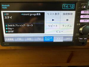 ダイハツ　純正　NMZP-W62 メモリーナビ　地デジ　DVD再生 Bluetooth パイオニア