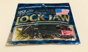 レア！　LOCK JAW ロックジョー　MADE IN USA クロータイプ　4 1/2 10P 未開封　KEN international inc. ワーム