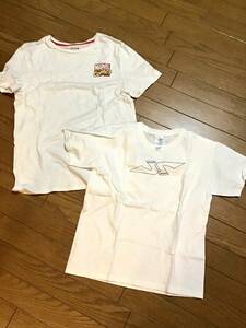 【まとめ売り】半袖Tシャツ2枚組/XL★ホワイト★GAP★MARVEL★キッズ★USED