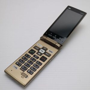 超美品 KYF38 かんたんケータイ シャンパンゴールド スマホ 本体 白ロム 中古 あすつく 土日祝発送OK