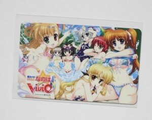 魔法少女リリカルなのは ViVid 水着 テレホンカード/テレカ (高町ヴィヴィオ/アインハルト・ストラトス/高町なのは) レア物 新品未使用品