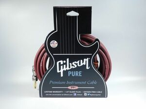 Gibson Pure Instrument Cable Cherry 25ft (約7.6m) #GIBSON-CAB25-CH