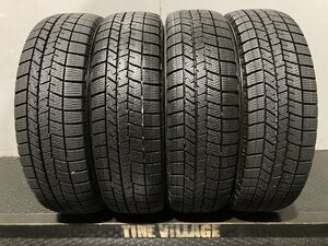 DUNLOP WINTER MAXX WM03 155/65R14 14インチ スタッドレス 4本 20年製 バリ溝 N-BOX キャロル ウェイク ルークス等　(MTP292)