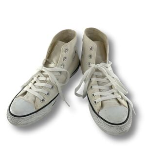 《オススメ◎》CONVERSE コンバース★キャンパスハイカットスニーカー*シューズ*靴*ホワイト*サイズ25㎝(AC1217)◆S80