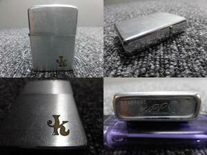 Zippo・ライター・筆記体ビンテージ・JK・ ロゴ 彫りあり / 刻印 /// // ・1969年頃～