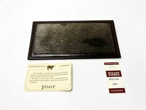 TILLEY MADE IN CANADA seal skin アザラシ本革 メンズ 長財布 ブラウン