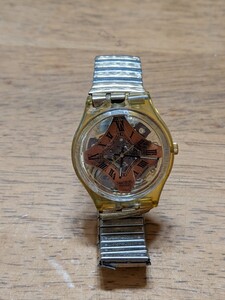 IY1298 swatch swiss 6131 腕時計 レディース/スウォッチ 動作未確認 現状品 JUNK 送料無料