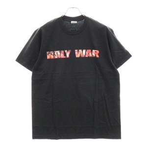 SUPREME シュプリーム 23AW holy war tee ホーリーウォーグラフィックプリント半袖Tシャツ 半袖カットソー ブラック