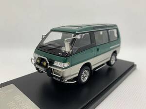 MC SUNYORK 1/43 三菱 デリカ スターワゴン MITUBISI DELICA 4WD 1990-1999 グリーン×シルバー J04-05-002-3