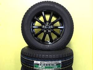 S3909 新品 国産 4本 215/70R16 トーヨー ウィンタートランパス TX M10 6.5J +38 5H 114.3 黒 ブラック デリカ D5 アウトランダー 在庫処分