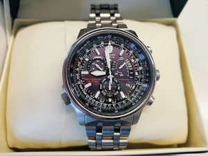 ☆美品 CITIZEN シチズン PROMASTER プロマスター SKY 腕時計 PMP56-2901 Eco-Drive エコドライブ 電波ソーラー チタン 