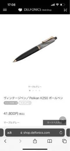 【激レア】pelikanヴィンテージペン／K250ボールペンシャーペンセット