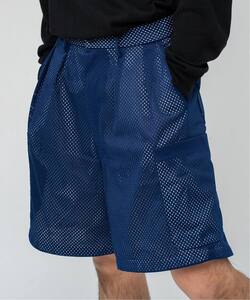 NEAT Poly Mesh Cargo Shorts ニート ポリメッシュ カーゴ ショーツ ショートパンツ 短パン ネイビー