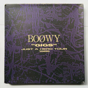 初回限定ボックス CD〔 BOOWY - Gigs / Just A Hero Tour 1986 〕ボウイ 氷室京介 布袋寅泰