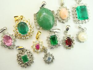 【D29】ジュエリー系 ペンダントトップ ネックレストップ ヴィンテージ ビンテージ アクセサリー 大量 まとめ売り まとめ TIA