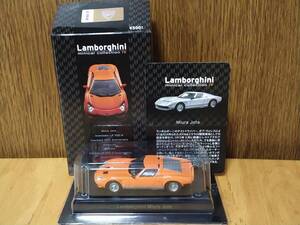 京商 1/64 ランボルギーニ ミニカーコレクション4　Lamborghini Miura Jota　ミウラ イオタ　オレンジ　ブリスター未開封品