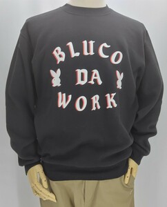 BLUCO WORK GARMENT/ブルコ 1211 SWEAT SHIRT-DA- /カラー(BLK)サイズL.新品.税込価格.送料無料.　