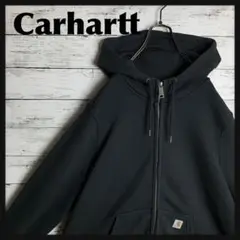 【即完モデル‼︎】Carhartt◎黒 フルジップ パーカー C409