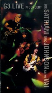 H00023303/VHSビデオ/Joe Satriani/Eric Johnson/Steve Vai「G3 Live In Concert」